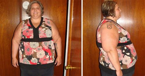 Amazing transformation of a former obese woman now model。